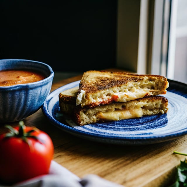 Classic Grilled Cheese + Cream of Tomato Soup