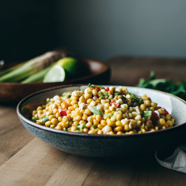 Corn Salad with Chile and Lime