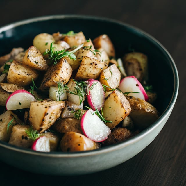 Dilled Potato and Pickled Cucumber Salad