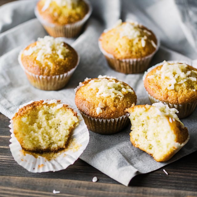 Double Coconut Muffins