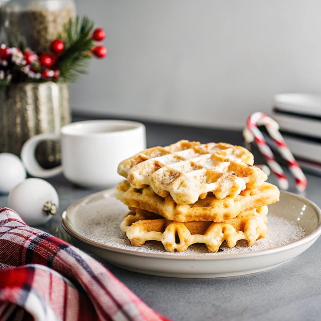Eggnog Waffles