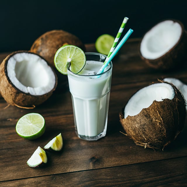 Frozen Coconut Limeade (Limonada de Coco)