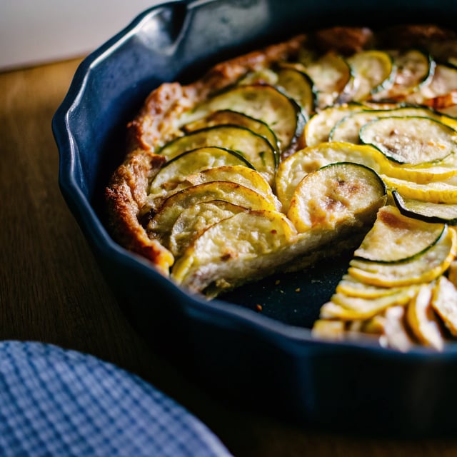 Herbed Summer Squash and Potato Torte