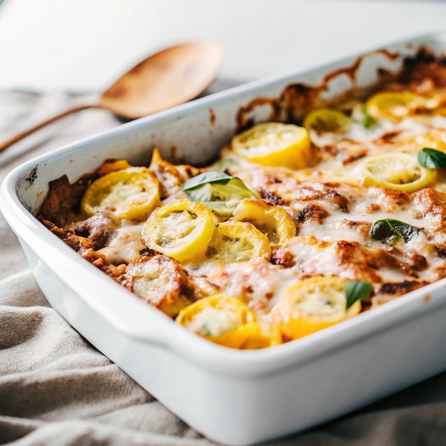 Herbed Summer Squash Pasta Bake