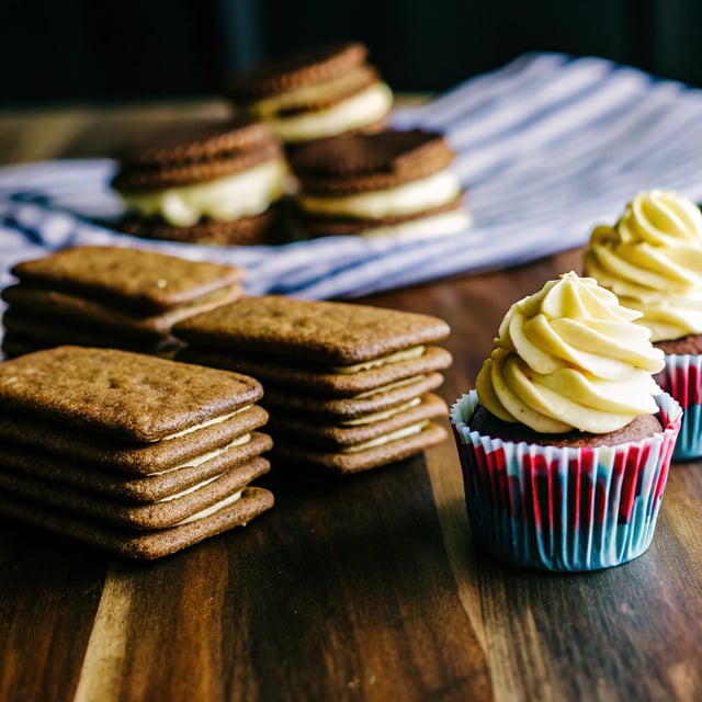 Homemade Chocolate Wafers + Icebox Cupcakes