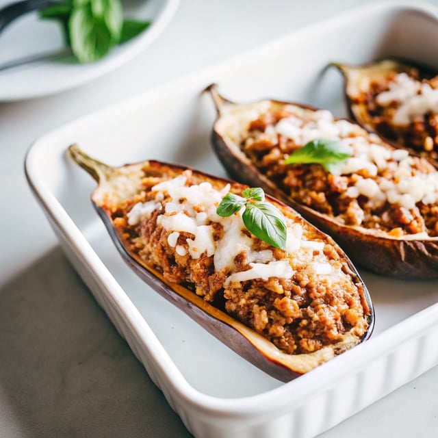 Lebanese Style Stuffed Eggplant