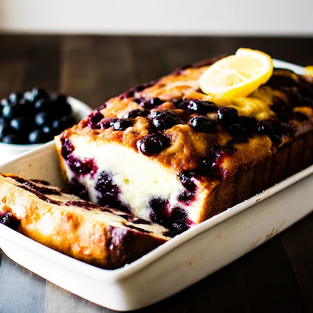 Lemon-Blueberry Yogurt Loaf