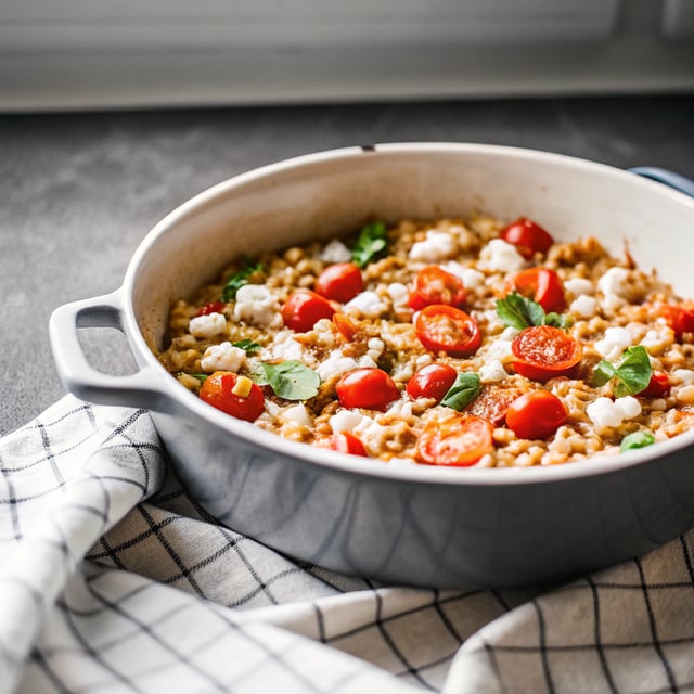 One-Pan Farro with Tomatoes