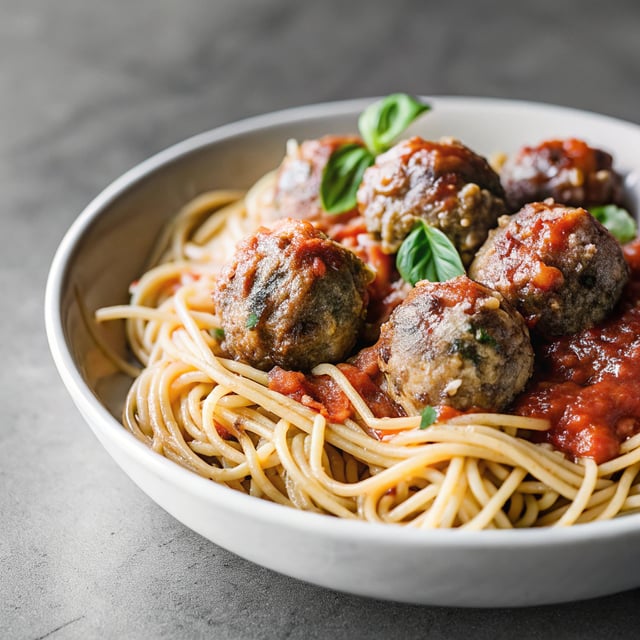 Perfect Meatballs and Spaghetti