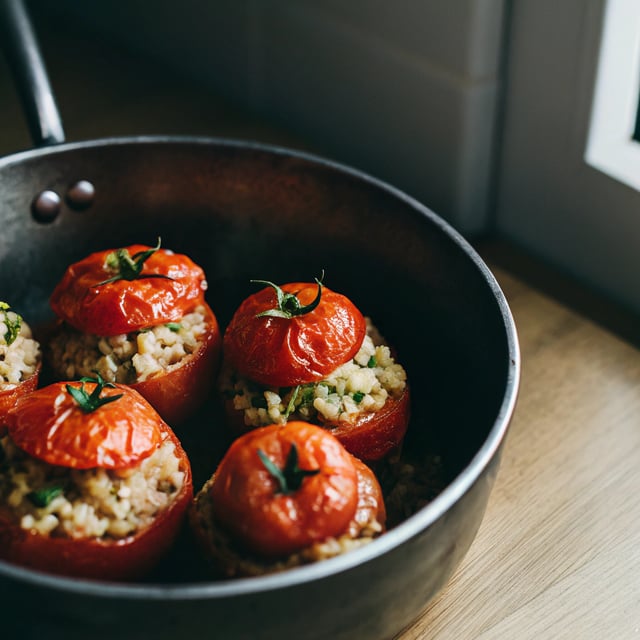Rice-Stuffed Tomatoes [Pomodori Ripieni di Riso]