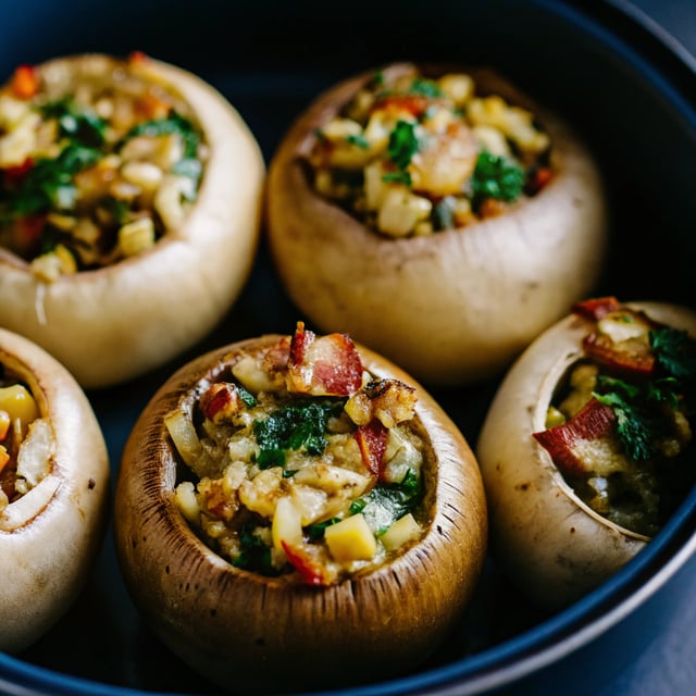 Roasted Stuffed Onions