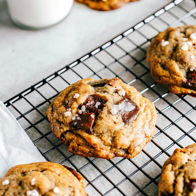Salted Chocolate Chunk Cookies