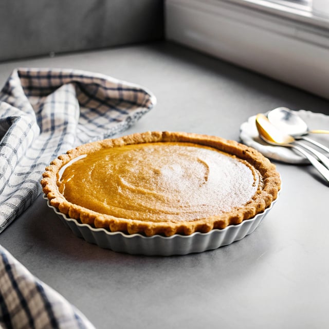 Silky Smooth Pumpkin Pie