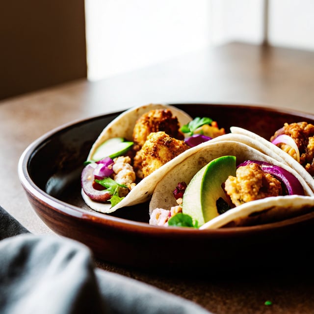 Simple Cauliflower Tacos
