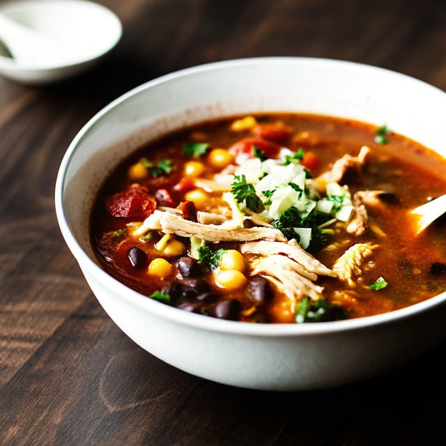 Simple Chicken Tortilla Soup