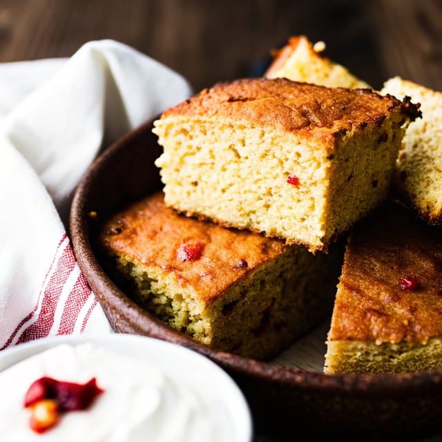 Sour Cream Cornbread with Aleppo