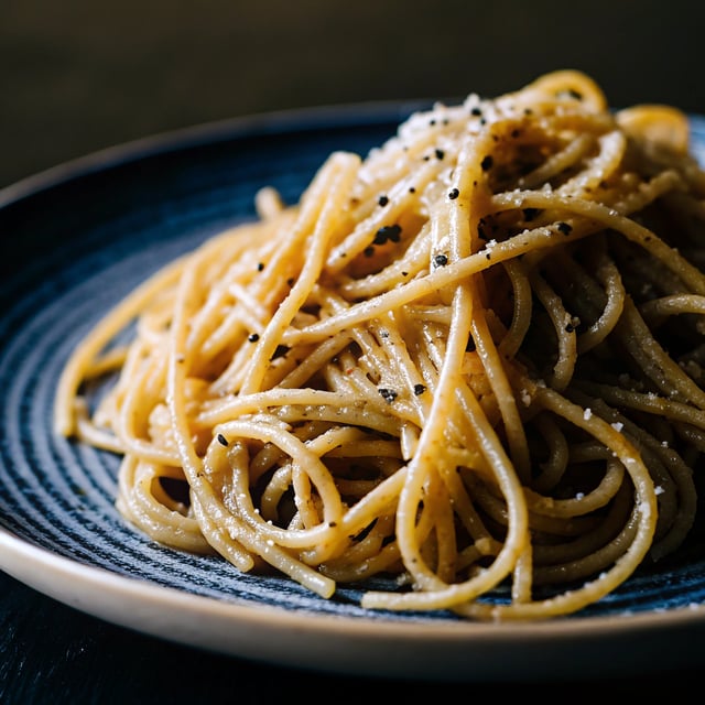 Spaghetti with Cheese and Pepper [Spaghetti Cacio e Pepe]