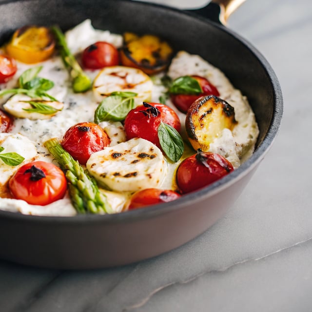 Summer Ricotta with Grilled Vegetables