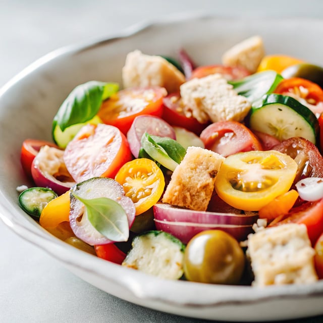 Summer's Last Hurrah Panzanella
