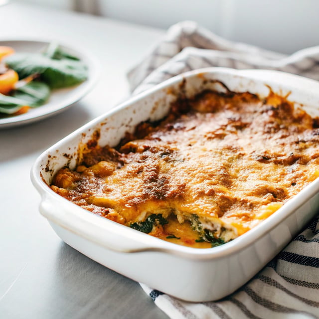 Swiss Chard and Sweet Potato Gratin