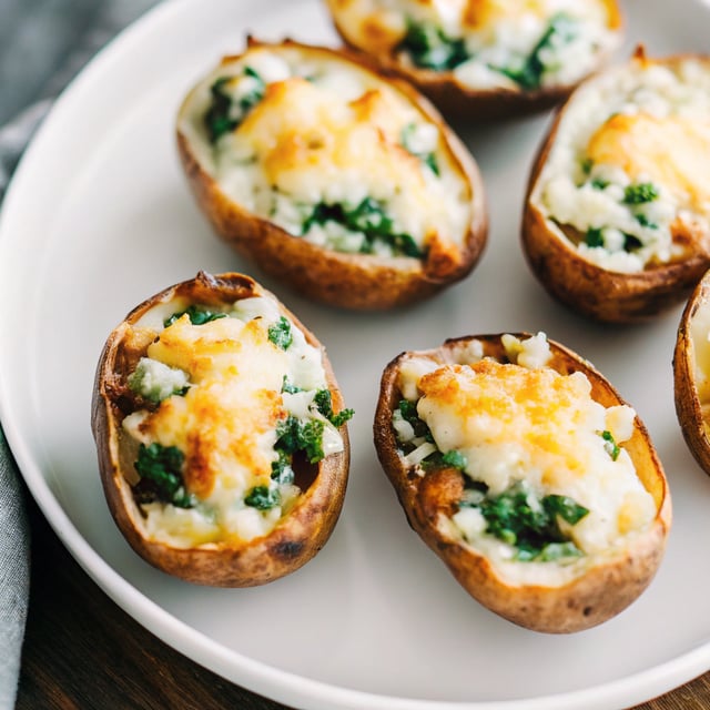 Twice-Baked Potatoes with Kale