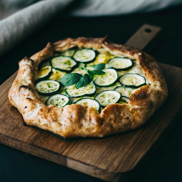 Zucchini and Ricotta Galette