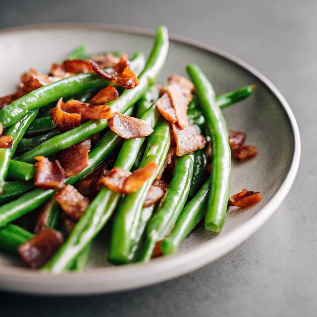 Bacon-Balsamic Green Beans