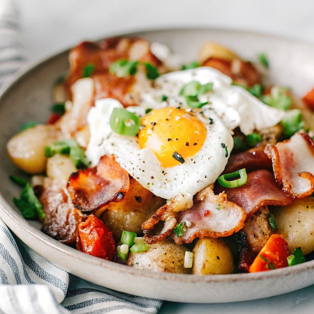 Bacon Ranch Breakfast Hash