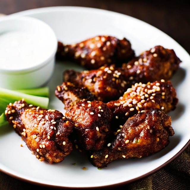 Baked Sesame Chicken Wings