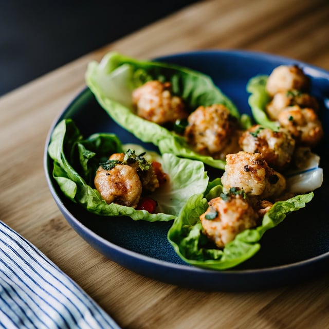 Bang Bang Shrimp Lettuce Wraps