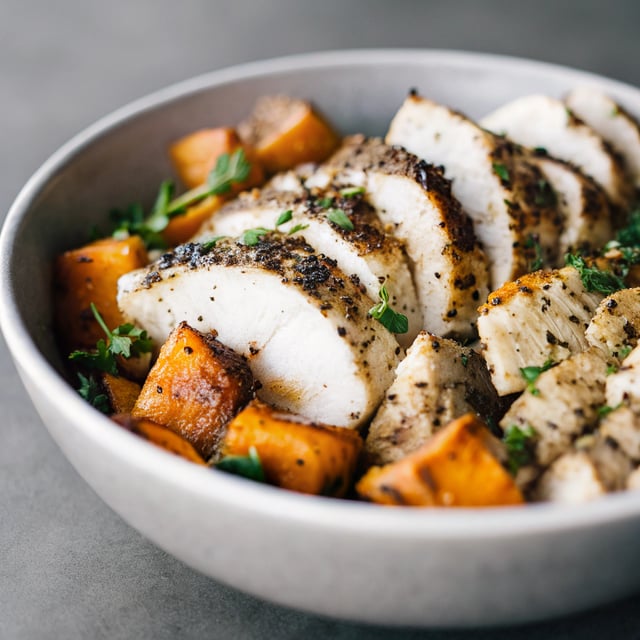 Blackened Chicken and Sweet Potato Bowls