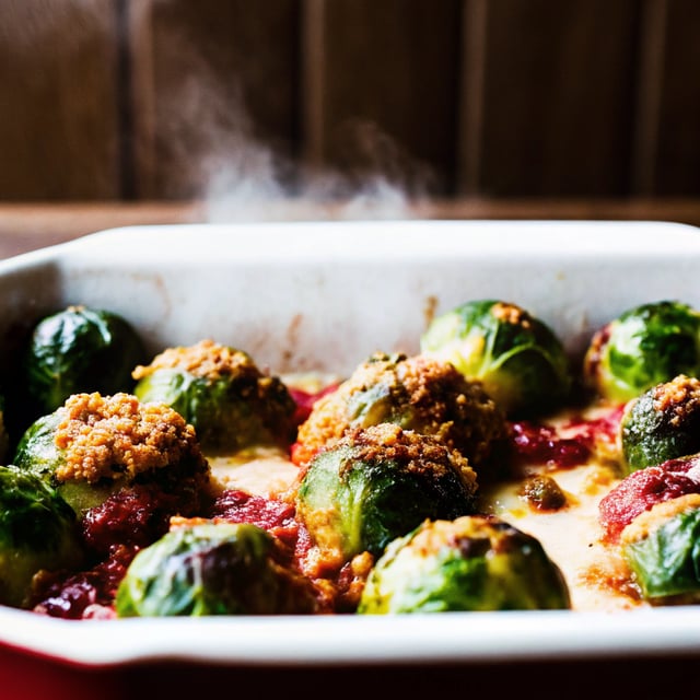 Brussels Sprouts Au Gratin