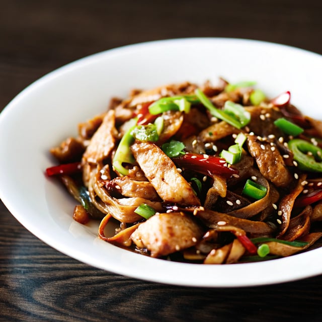 Chicken and Cabbage Lo Mein