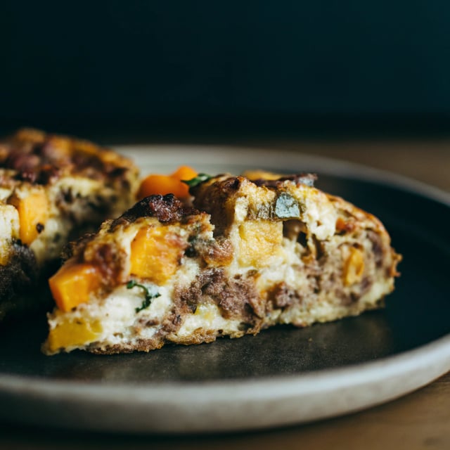 Chorizo & Sweet Potato Paleo Frittata