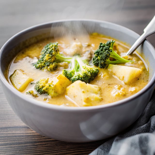 Creamy Broccoli and Potato Soup