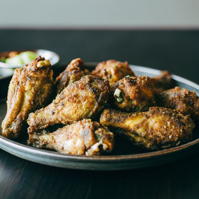 Dry Rubbed Curry Wings
