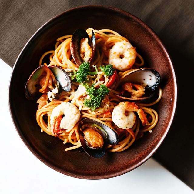 Four Seafood Pasta