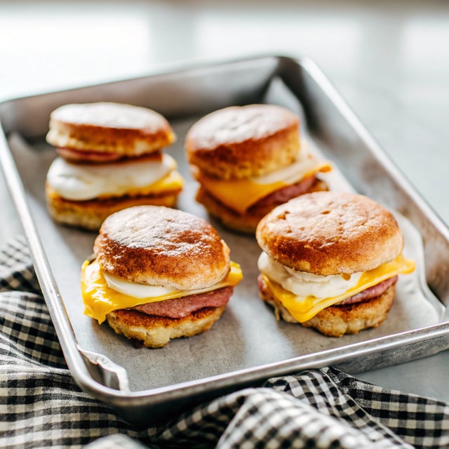 Freezer Friendly Breakfast Sandwiches