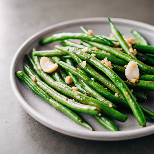 Garlicky Green Beans
