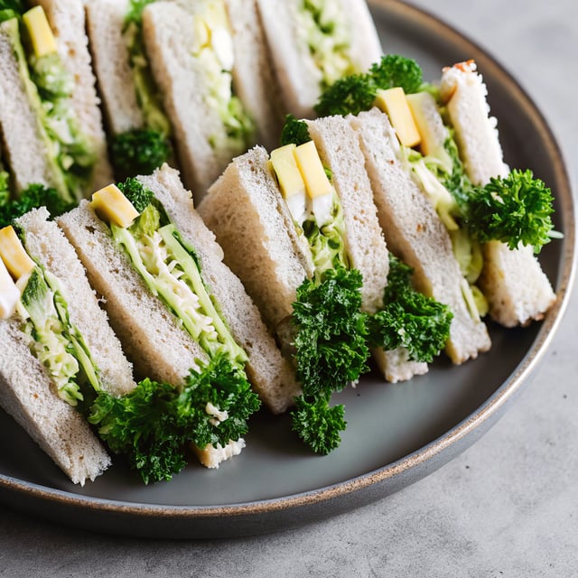 Green Goddess Party Sandwiches