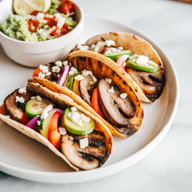Grilled Portobella Mushroom Tacos