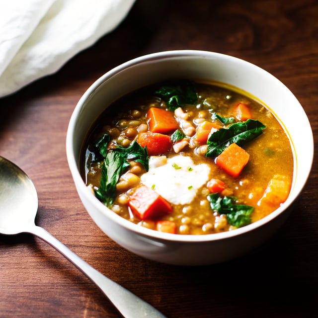 Immune-Boosting Coconut Ginger Lentil Soup