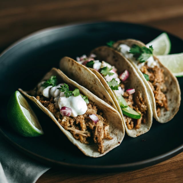Instant Pot Beer-Braised Chicken Tacos