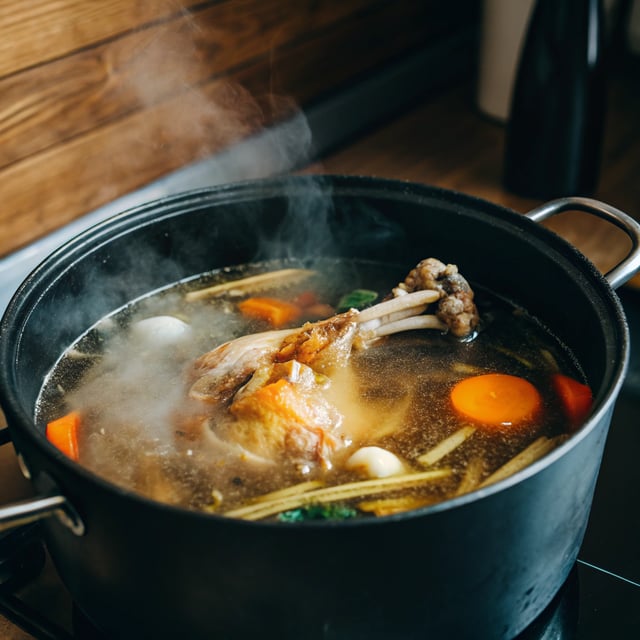 Leftover Thanksgiving Turkey Bone-Broth