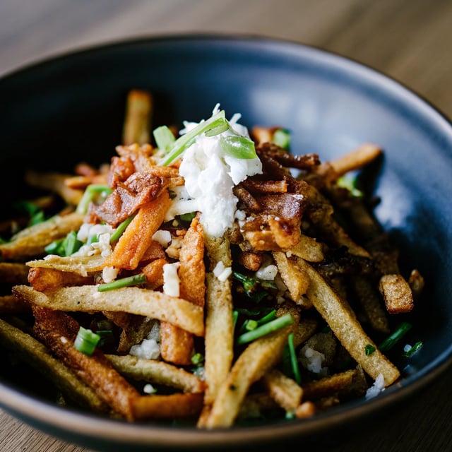 Loaded Sweet Potato Fries