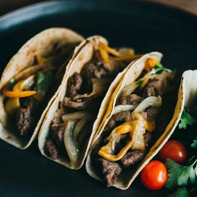 Philly Cheesesteak Tacos