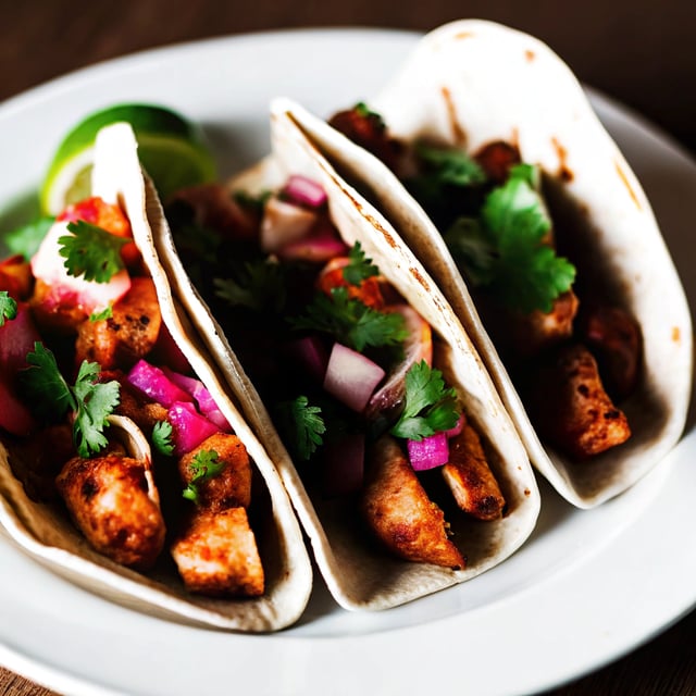 Saucy Chipotle Chicken Tacos