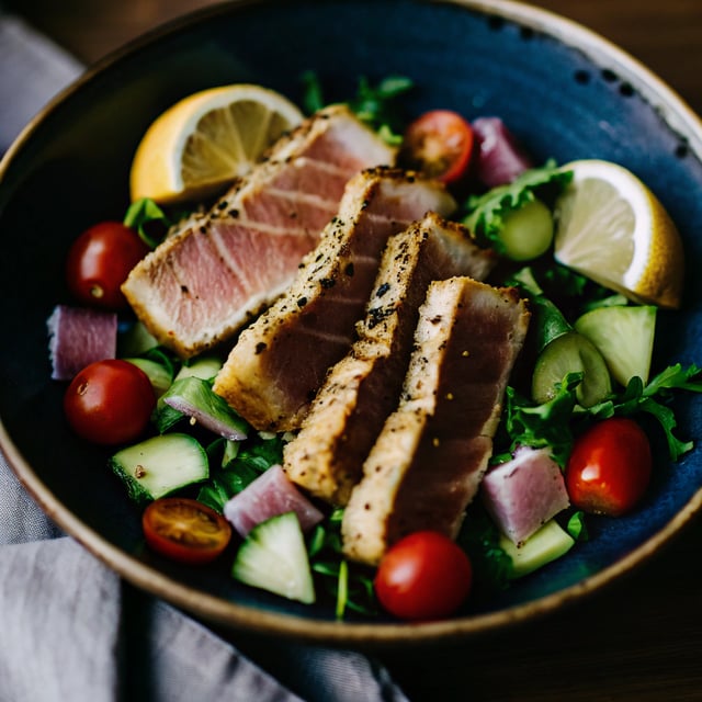 Seared Tuna Summer Salad