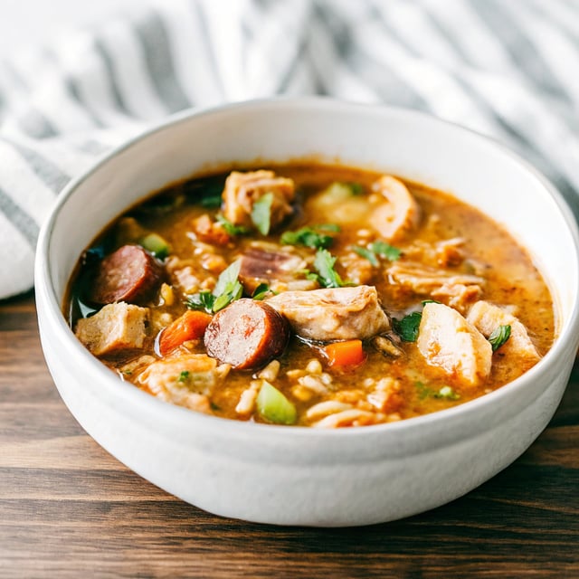 Whole30 Chicken and Sausage Gumbo