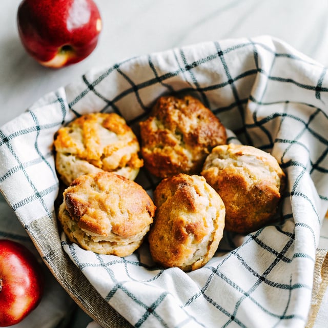 Apple Cheddar Biscuits
